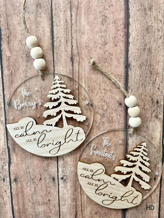 All is calm/bright Ornament