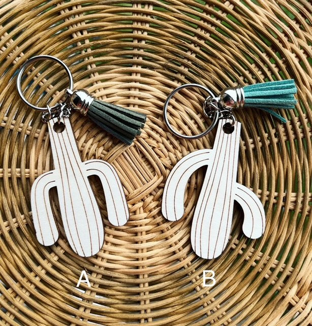 Plain Cactus Keychain