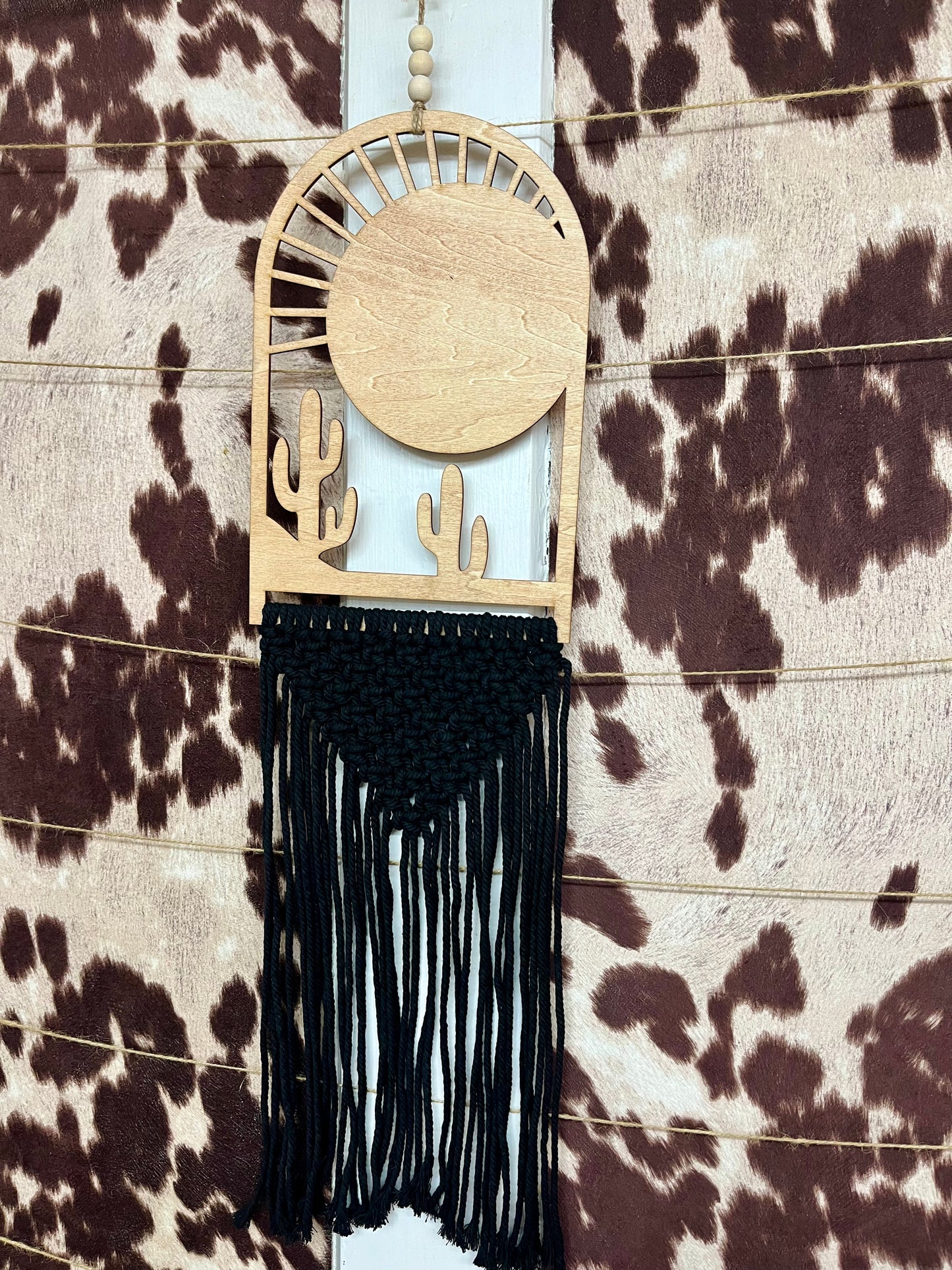 Cactus Wood Macrame