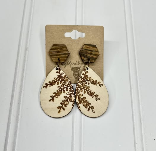 Olive Branch Earrings