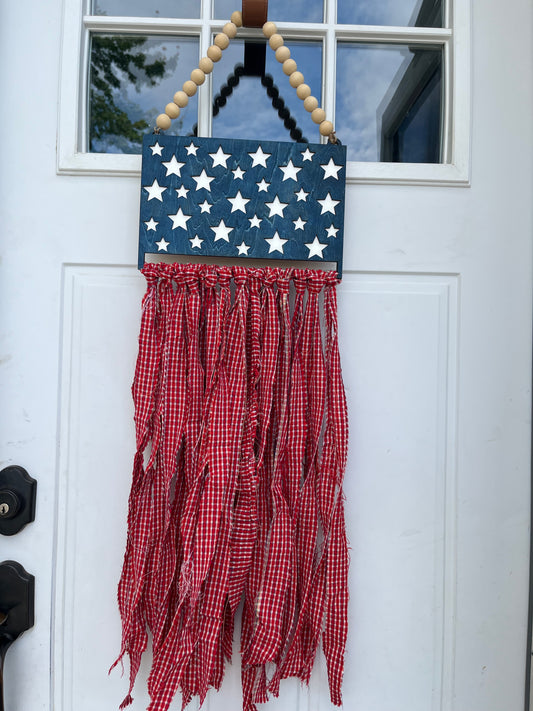 Flag Rag Door Hanger