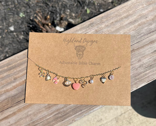 Tea Time Bible Charm