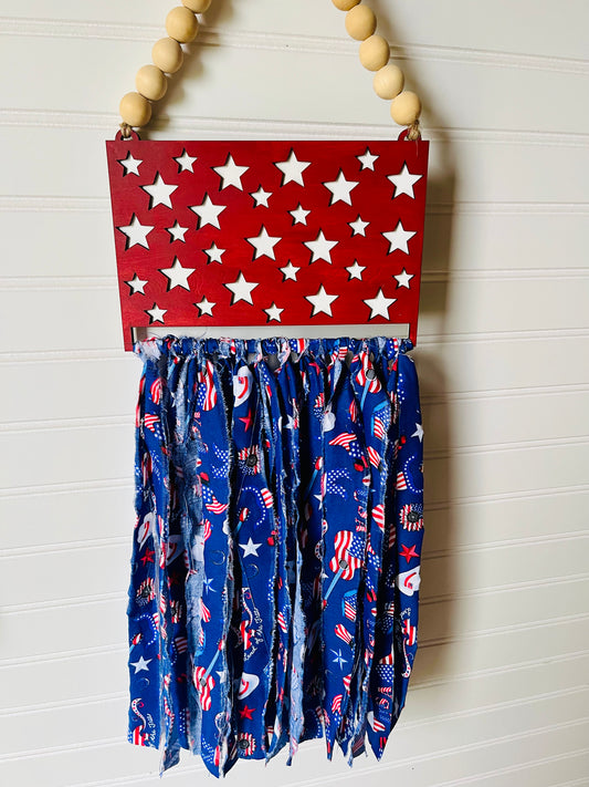 Country Fabric Door Hanger