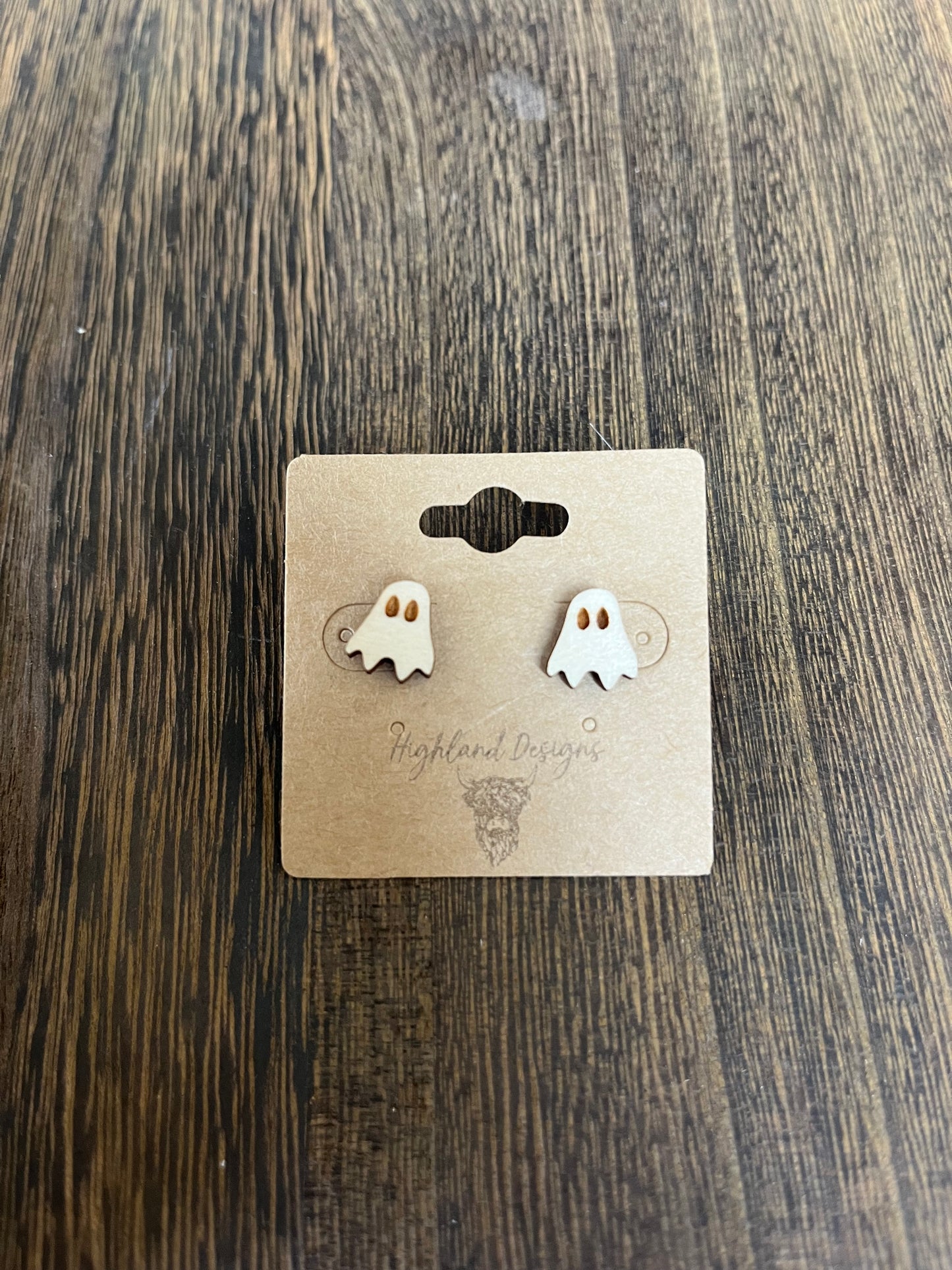 Ghost Stud Earrings