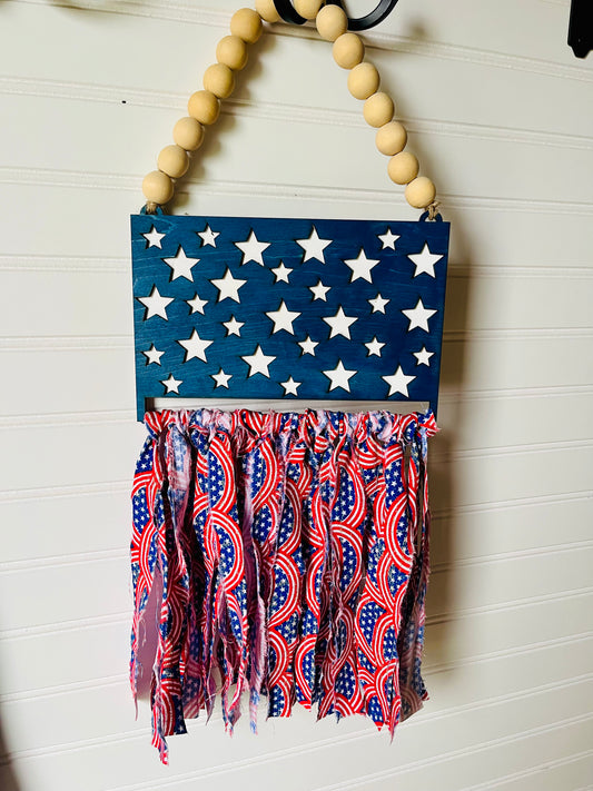 Flag Fabric Door Hanger