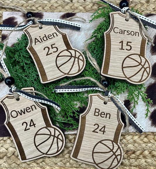 Basketball Jersey Ornament