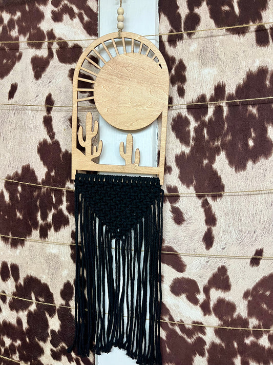 Cactus Wood Macrame