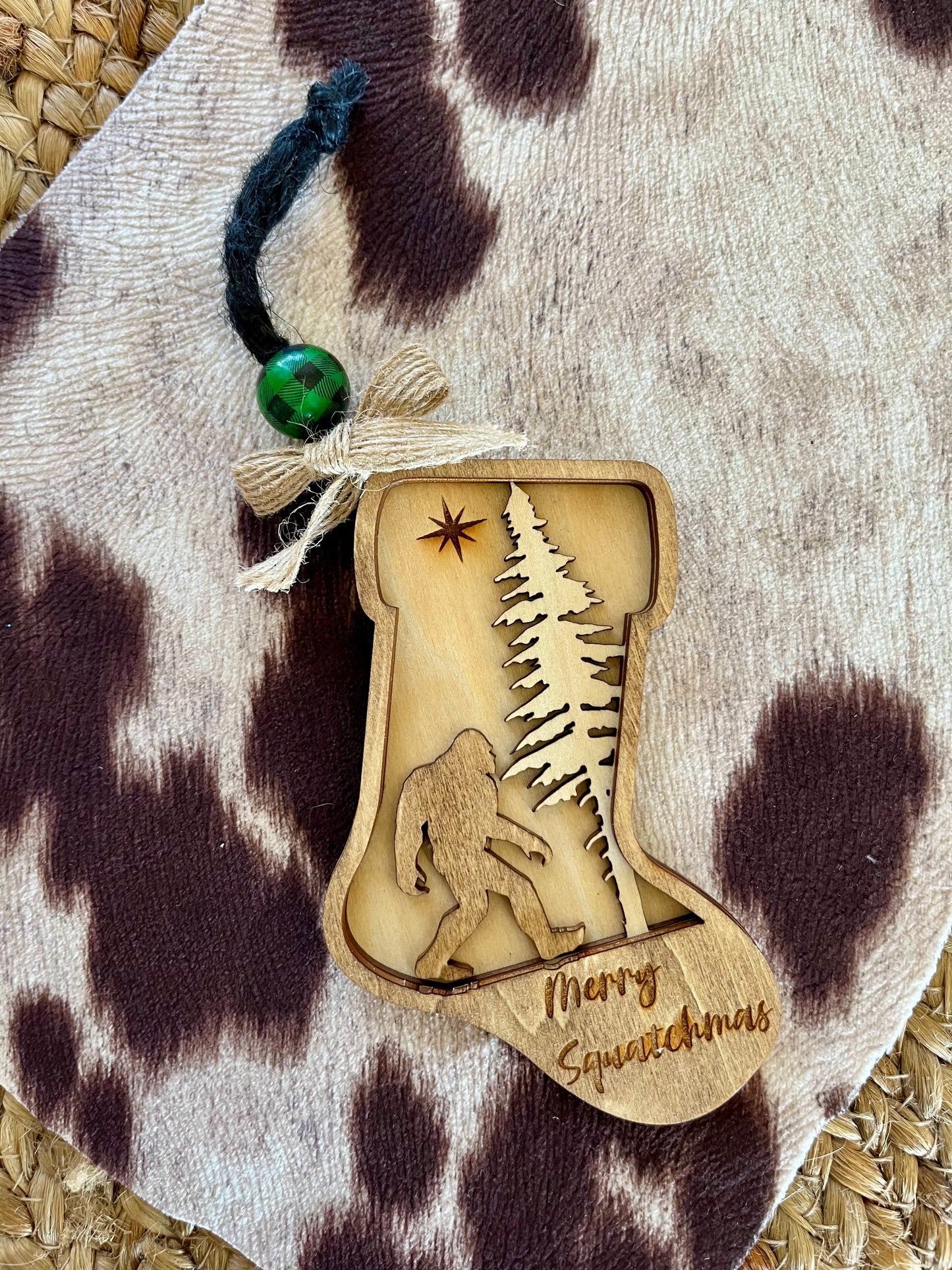 big foot ornament