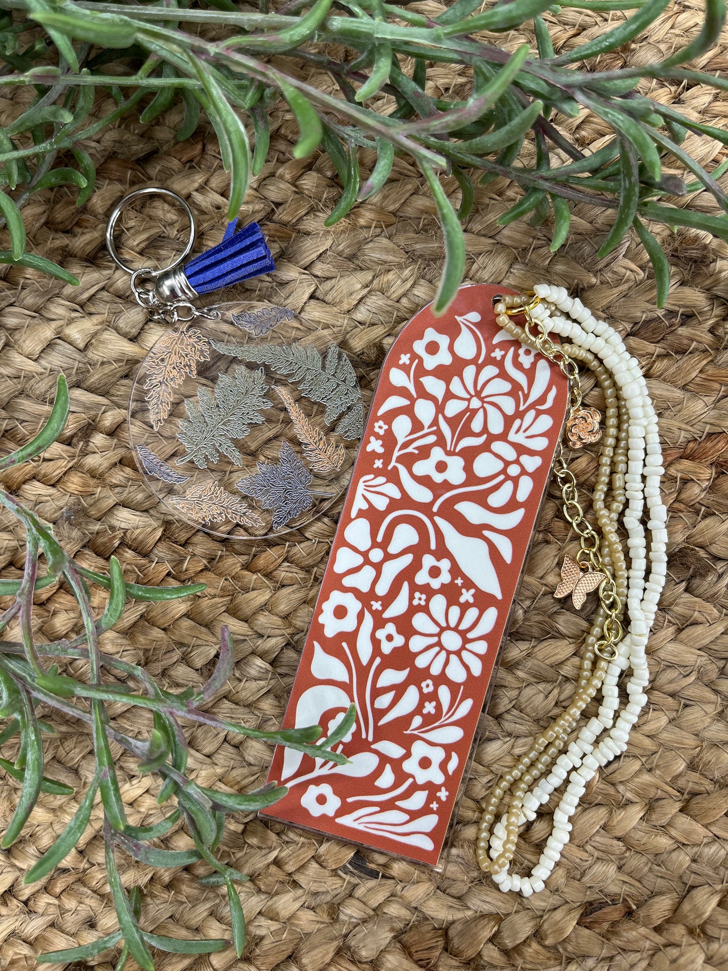 Bookmark/Keychain Set (boho)