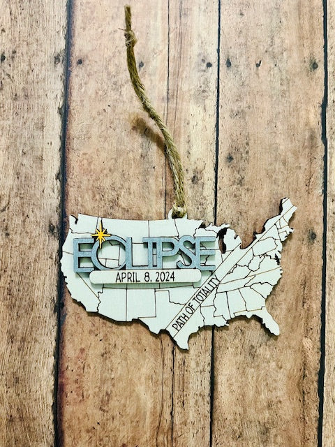 Eclipse Whole US Ornament