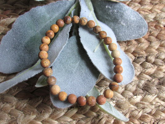 Picture Jasper Bracelet (6mm)