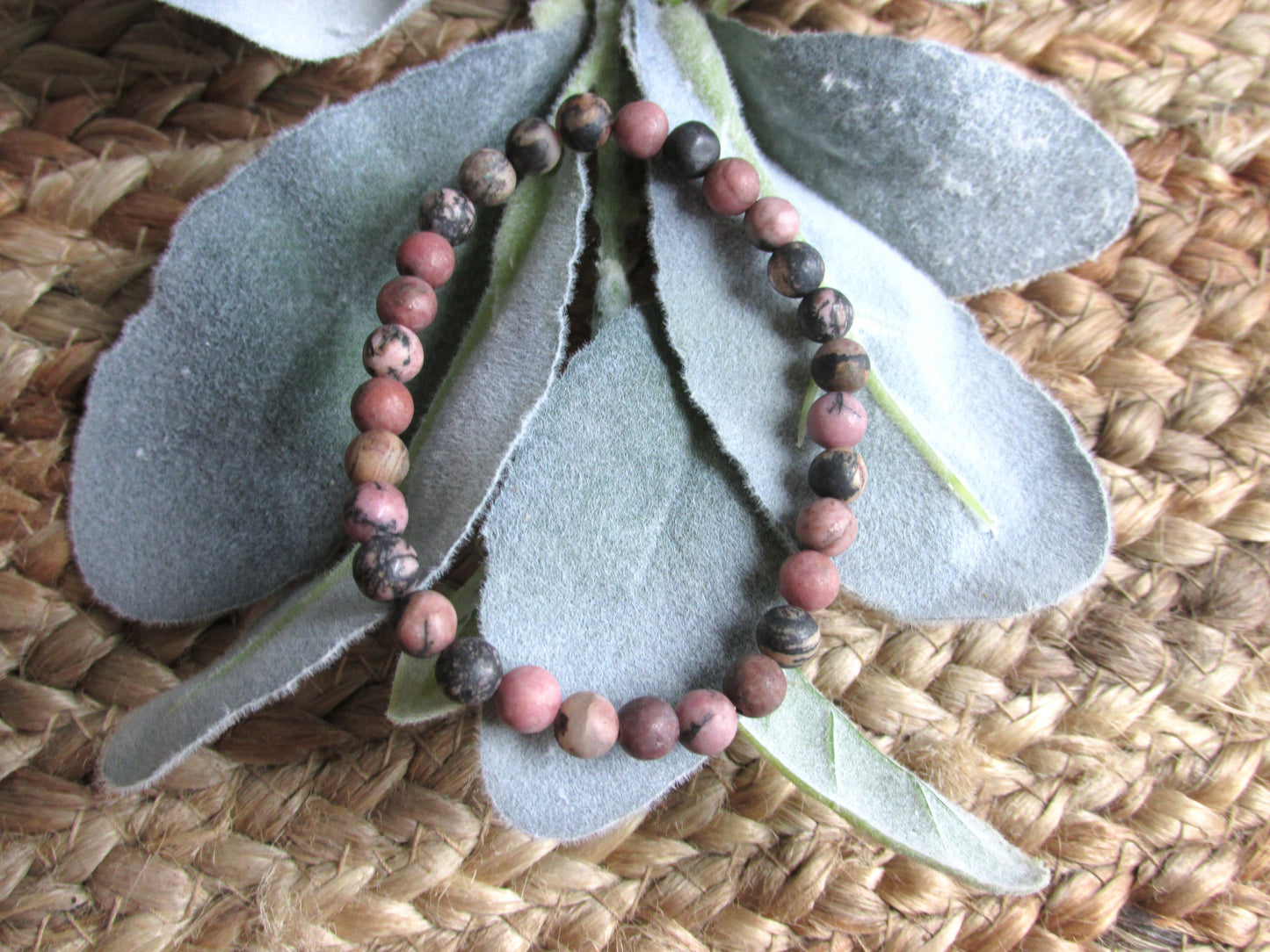 Rhodonite Bracelet 6mm