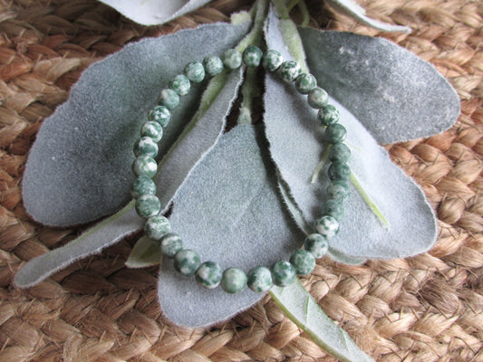 Green Jasper 6mm Bracelet