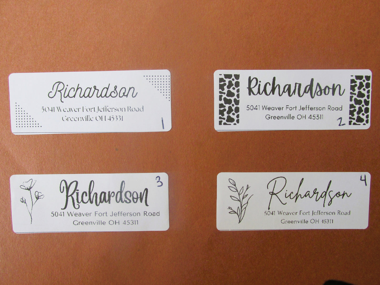 Design Address Labels