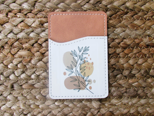 Boho Leather Card Holder