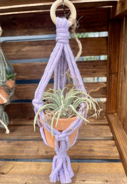 Macrame Car Hanger, Lavender