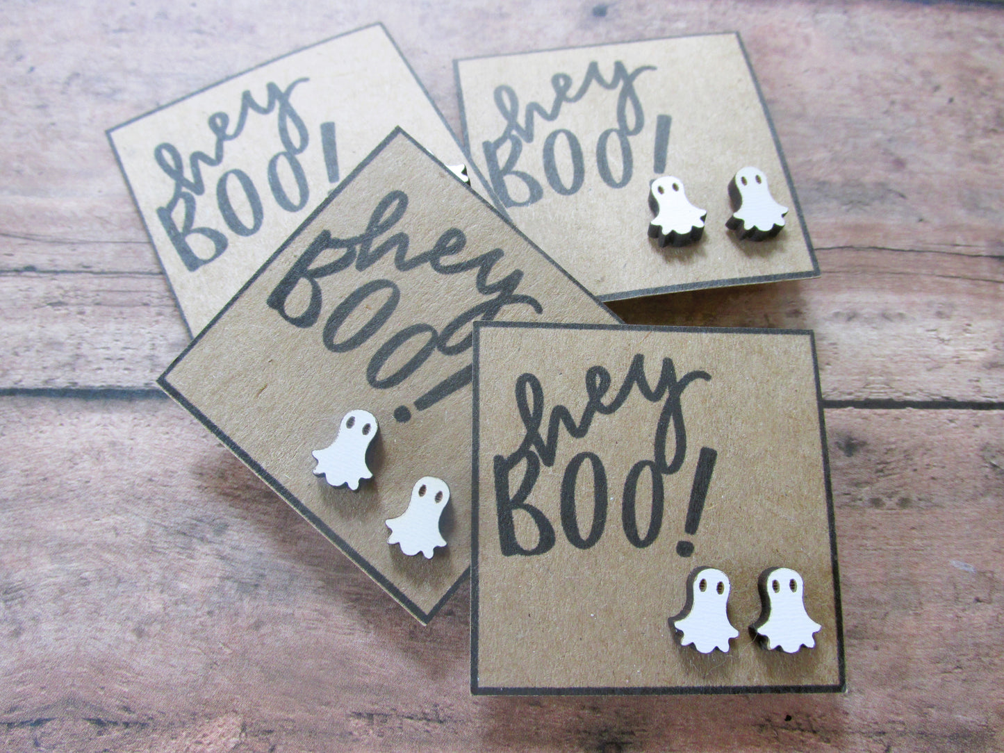 Boo Stud Earrings