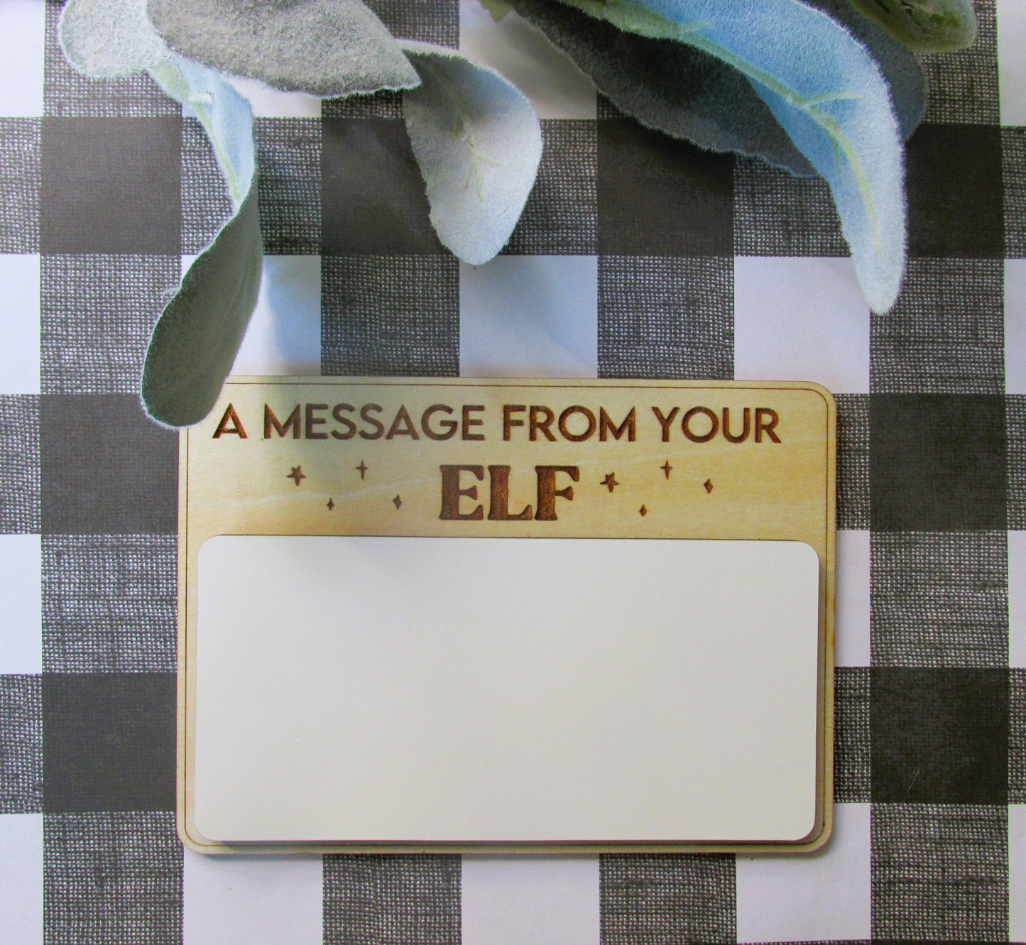 Elf Message Board Dry Erase