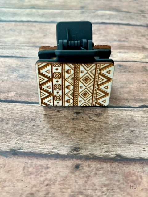 Aztec/Tribal Mini Claw Clip