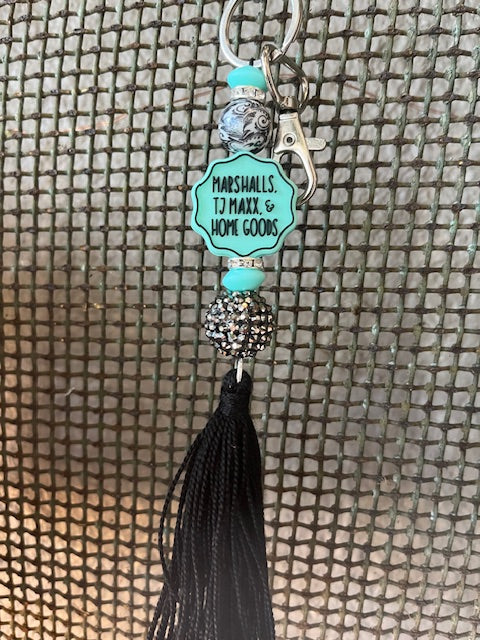 Teal Marshals, TJ Maxx.. Silicone Keychain