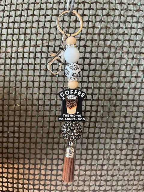 Coffee WD-40 Aztec Keychain