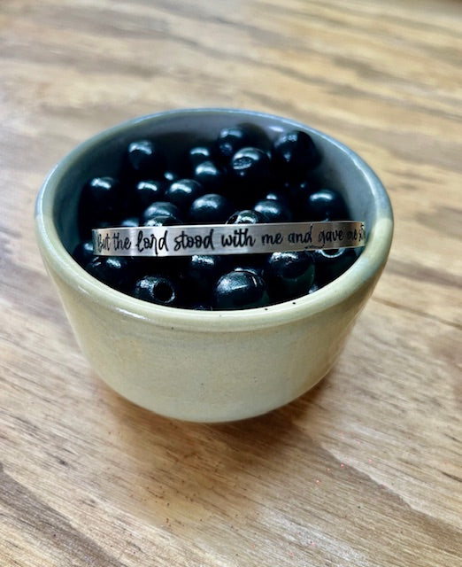 "the lord stood with me and gave me strength" cuff bracelet