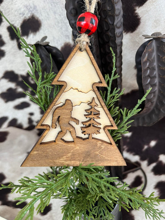 Big Foot Custom Ornament