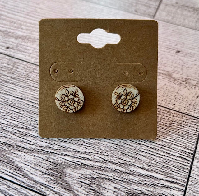 Floral Studs (set 4)