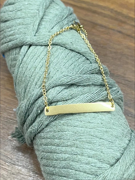 Clasp Bar Custom Bracelet