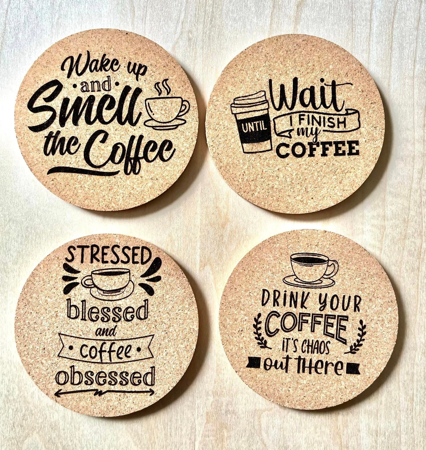 Coffee Cork Coasters