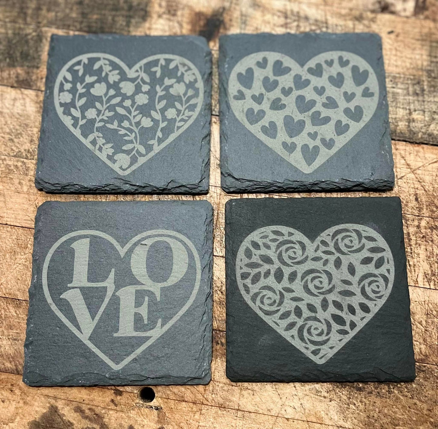 Heart Coasters