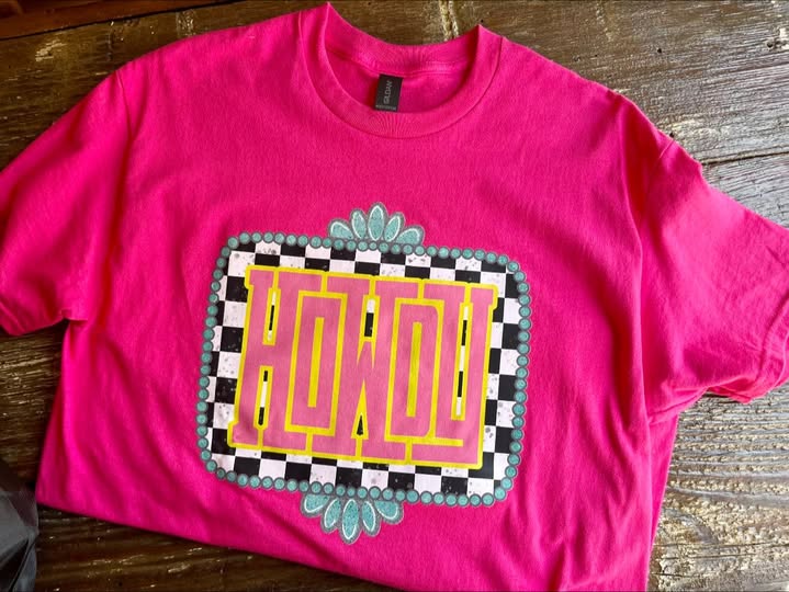 Pink Howdy T-Shirt