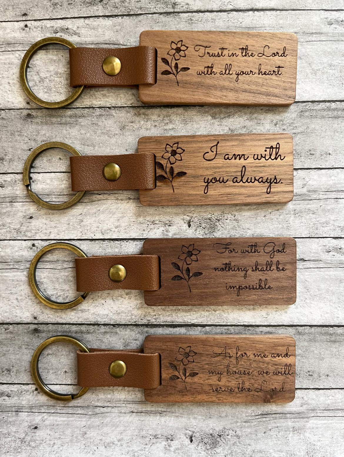 Inspirational Key Fobs